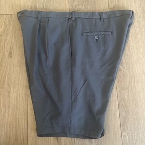 Cool 18 Pro Men's Gray Pleated Front Golf Shorts Size 42 9" Inseam‎ Stretch